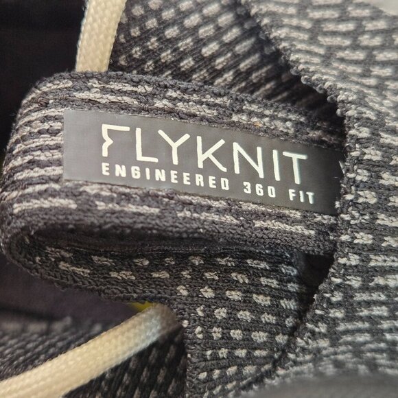 Nike Black Alpha Menace Elite 3 FlyKnit Football Cleats Wide DH1350-001 Sz 14W - Picture 7 of 9